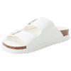 Sandale O'NEILL "SANDY SLIDER WOMEN LOW", Gr. 38, weiß (sanftes weiß), Synthetik, sportlich, Schuhe