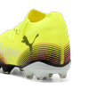 Fußballschuh PUMA "FUTURE 8 MATCH FG/AG", Gr. 44, gelb alert, puma schwarz, sun struck, Synthetik, sportlich, Schuhe, für Rasenplätze