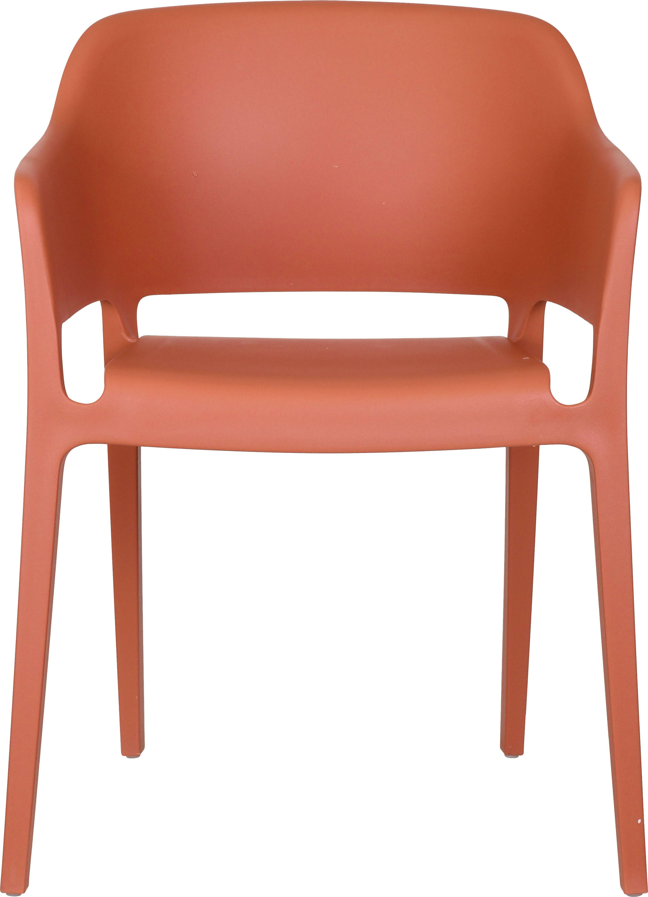 Gartenstuhl BEST "Giethoorn", orange (terrakotta), B:77,5cm H:54,5cm T:55cm, Polypropylen, Stühle, Gartenstuhl, Stuhl