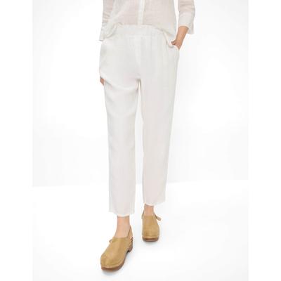 Culotte BRAX "Style MONA S", Damen, Gr. 40, Normalgrößen, weiß, 100% Leinen, Hosen Image