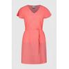 Tunikakleid LUHTA "Luhta Kleid GUNNARS", Damen, Gr. 44, EURO-Größen, rot (hellrot), 55% Leinen, 45% Baumwolle, Kleider