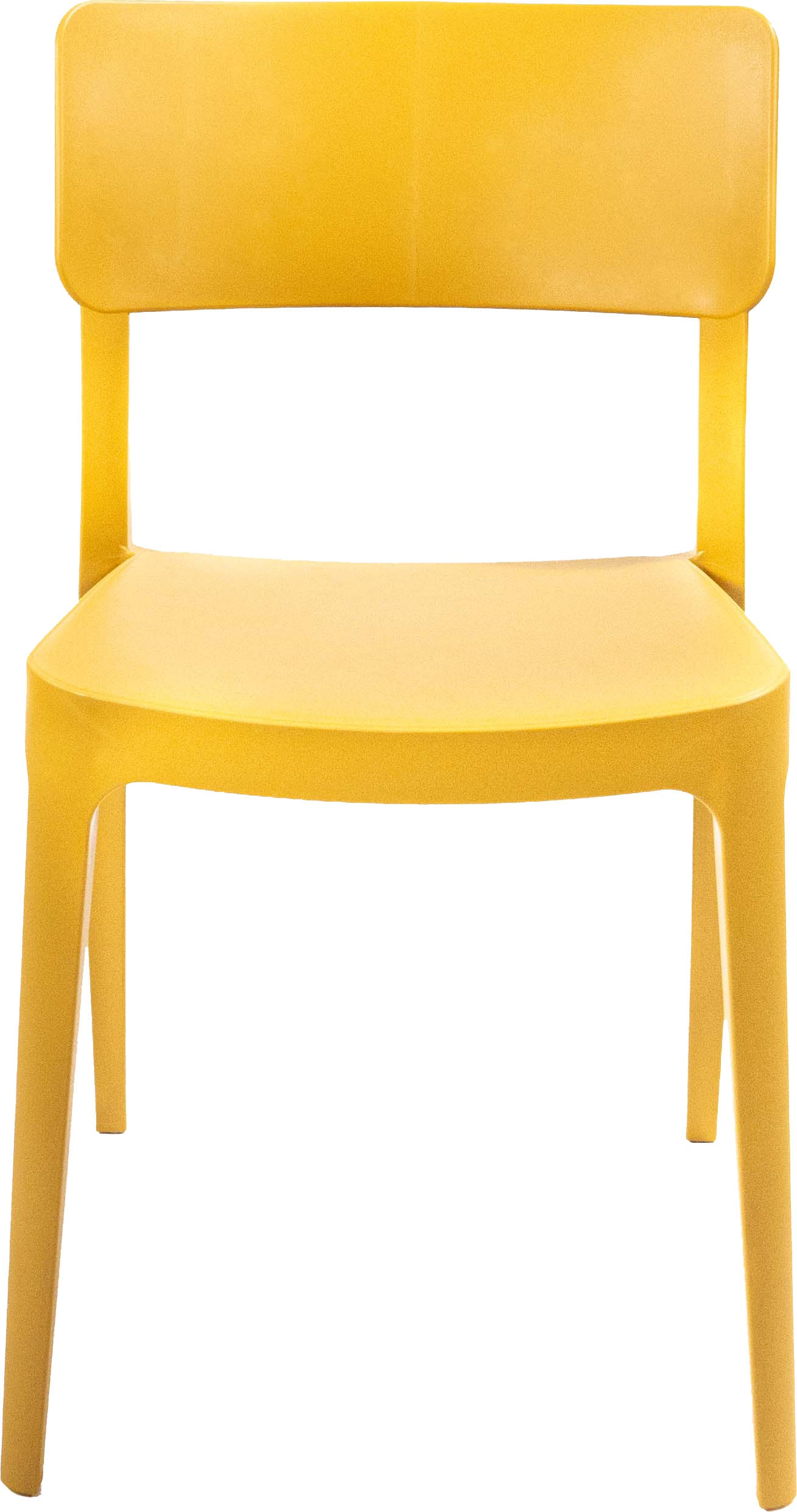 Stapelstuhl ESSENTIALS "Wing", gelb (senffarben), B:47cm H:82cm T:45cm, Kunststoff, Polypropylen, Stühle, senf, Kunststoff