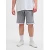 Shorts "JJIRICK JJICON I.K. SHOR", Herren, Gr. 48, N-Gr, grau (grau denim), Denim/Jeans, Obermaterial: 80% Baumwolle, 18% Polyester, 2% Elasthan, JACK & JONES PLUSSIZE, unifarben, casual, regular fit knielang, Hosen