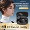Casque audio sans fil Bluetooth 5.3 à conduction osseuse, avec affichage numérique, boîtier de charge, étanche, son stéréo immersif, casque de sport avec micro pour la course à pied, la marche et l