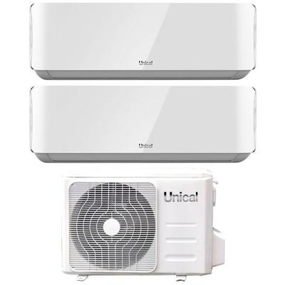 Unical - Dual Split Inverter Klimagerät Air Cristal 13+13 Serie Mit Xmx2 18he R-32 Wi-Fi Optional Image