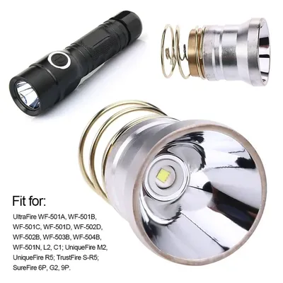 Super Bright 1000-Lumen White Light LED Light Bead LED Flashlight Bulb Lamp Head 1-Mode