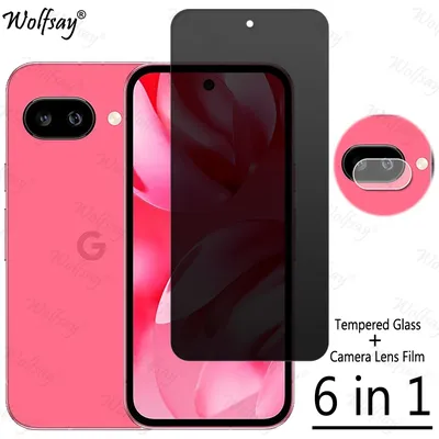 Privacy Screen Protector For Google Pixel 9a Anti-Spy Tempered Glass For Google Pixel 9a Camera Glass For Google Pixel 9a Glass