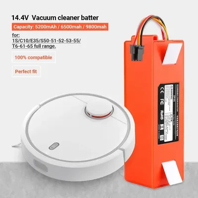 Original 14,4 V Li-Ion Akku Roboter Staubsauger Ersatz Akku für Xiaomi Roboter Roborock S50 S51 S55 Zubehör Ersatz Image