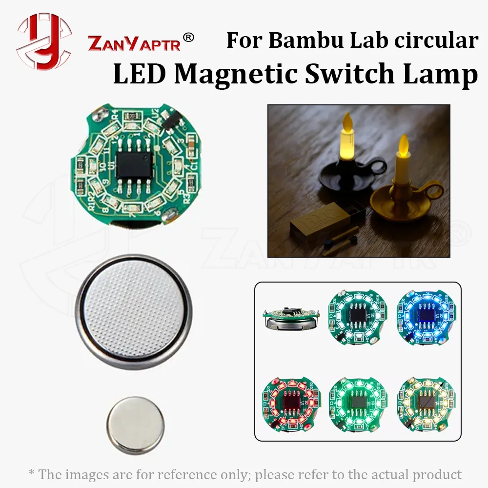 Für Bambu Lab Ring LED-Licht mit Magnetsteuerung DIY 3D-Druck Modellteile für 3D-Drucker Image