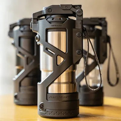 Outdoor tactical water bottle, sports stainless steel insulated water bottle, travel camping water bottle, high-value equipment
