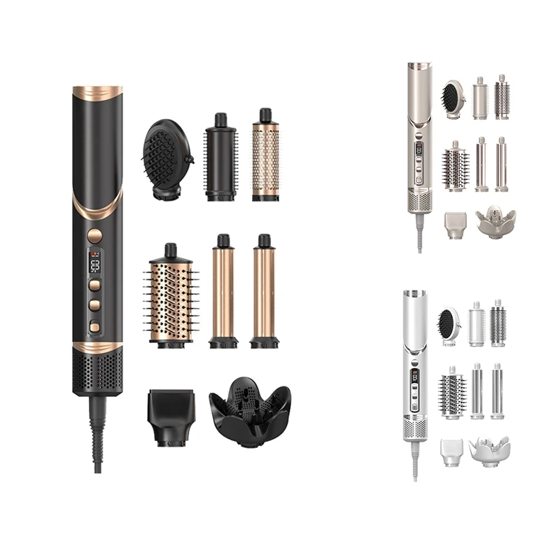 Klapp Haar Trockner Negative Ionen Hause Heißer Luft Kamm Set Wind Salon Haar Styler Werkzeug Professionelle Haar Trockner EU Stecker Image