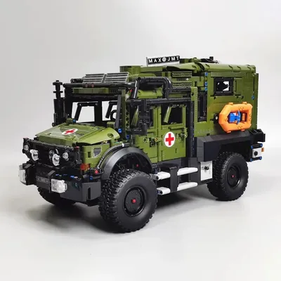 TGL T4023 Stadt Rettungs Fahrzeug Modell DIY Spielzeug Bausteine Auto Berg Geländewagen Serie Geschenk Für Jungen 3850 Stücke Image