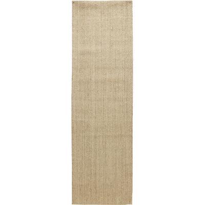 Teppich HEINE HOME Gr. 1, beige (ecru), B:70cm H:10mm L:130cm, Sisal, Gummi, Teppiche Image