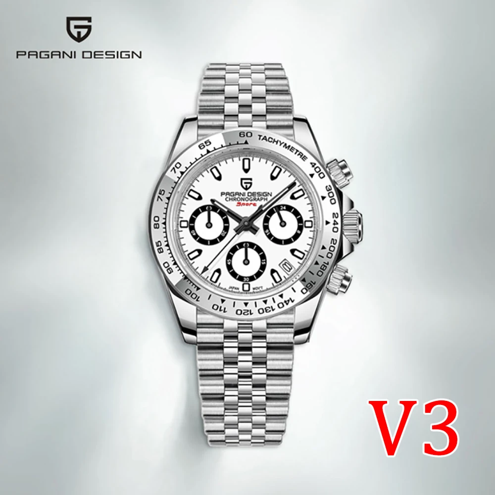 PAGANI DESIGN Uhr 40MM Männer Quarz Uhren Importiert Saphir Sport Wasserdichte Chronograph Uhr Uhr für männer reloj hombre Image