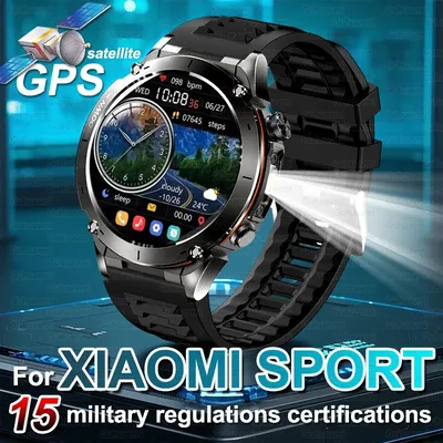 Für HUAWEI GPS Smartwatch 1,43 "AMOLED Display Taschenlampe 10ATM Wasserdichte Bluetooth Anruf 730 Image