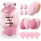 12/14Pcs Make-Up Schwamm Mixer Schönheit Ei Cosmetic Puff Foundation Schwämme Pulver Puffs Bilden