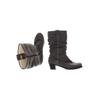 Rieker Damen Stiefel, Gr. 41, grau, Kunstleder