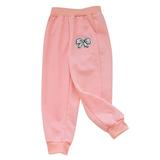 Cotton Baby Days Girls Plus Size Sweatpants Fall Winter Cute Print Elastic Waisted Wide Leg Workout Jogger Pants for Gifts Pink 2 5 Years