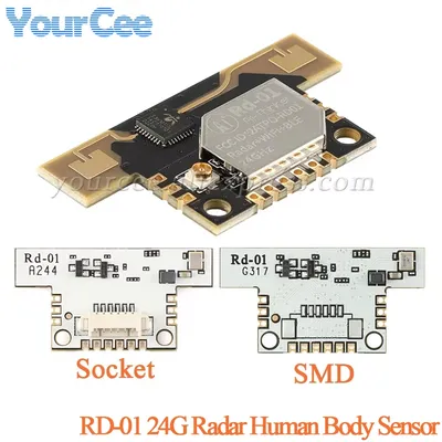 5pcs/1pc RD-01 24G Radar Human Body Sensor RD 01 Radar+BLE+Wifi Wireless RD01 Millimeter Wave Module