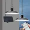 Lampe solaire suspendue à une ou Double tête, lampe Led à énergie solaire, lumière blanche avec