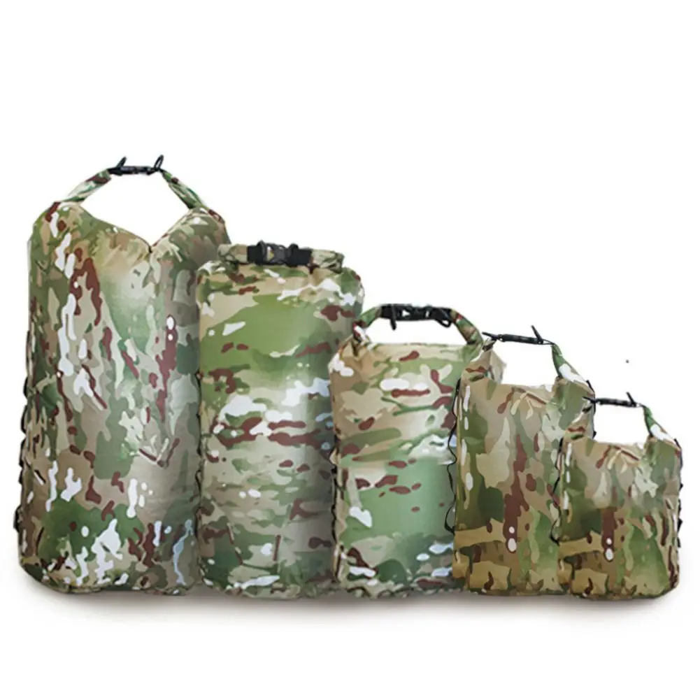Borsa impermeabile impermeabile Sacco 3/5/10/20/35L Nuoto Rafting Kayak Fiume Trekking Galleggiante Vela Canoa Canottaggio Borsa d'acqua