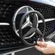 1 pz Auto Griglia Anteriore Distintivo Della Decalcomania Della Copertura Emblema per Mercedes Benz