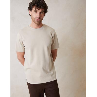 Threadbare Men's Stone Ottoman Textured T-Shirt