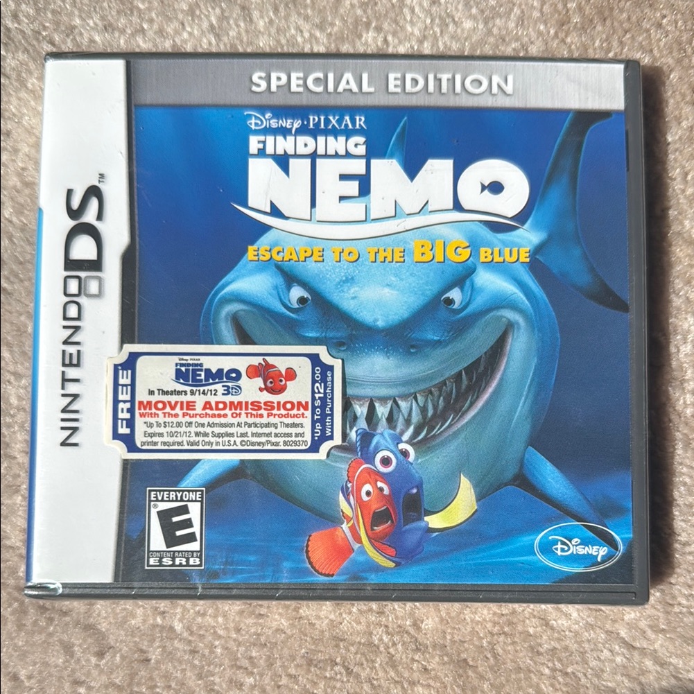 Disney Video Games & Consoles | Disney Finding Nemo: Escape To The Big Blue - Nintendo Ds Special Edition | Color: Blue/White | Size: Os