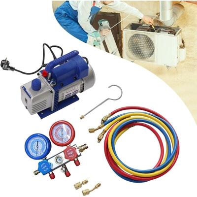 Vakuumpumpe 180W 3CFM Unterdruckpumpe Kompressor Pumpe Klimaanlagen Vacuumpumpe die R134a R410a
