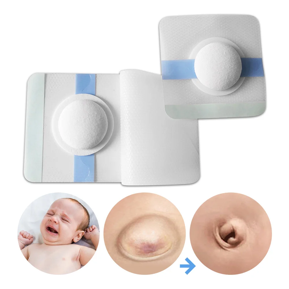 10/20 stücke Baby, Kleinkind Bauch Nabel Patch Wasserdicht Atmungsaktiv Klebstoff Hernie Taste für Schwimmen Baden Nabelbruch Pads Image