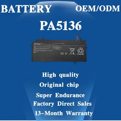 Fabrik Direktverkauf 14,8 V 52WH PA5136U-1BRS Laptop-Akku für Toshiba Portege Z30-A1301 Z30-B K10M Image
