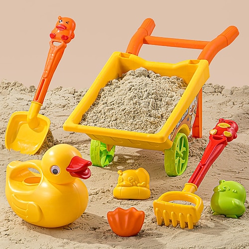 Set di secchielli e palette per la sabbia da spiaggia - giocattoli da spiaggia per bambini con stampi per la sabbia, secchielli in silicone per la sabbia da spiaggia per bambini e neonati in viaggio