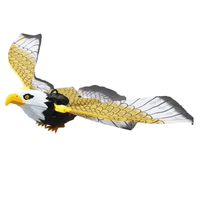 Toy Kids Flying Bird Wing Realistic Decor Garden Children Play Musical Electronic Pet Non Remote