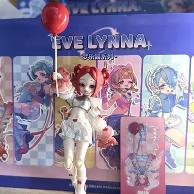 New Genuine Eve Lynna Dream Park Series Blind Box Bjd Mjd Movable Doll Action Figures Kawaii Collect Model Trend Surprise Gift
