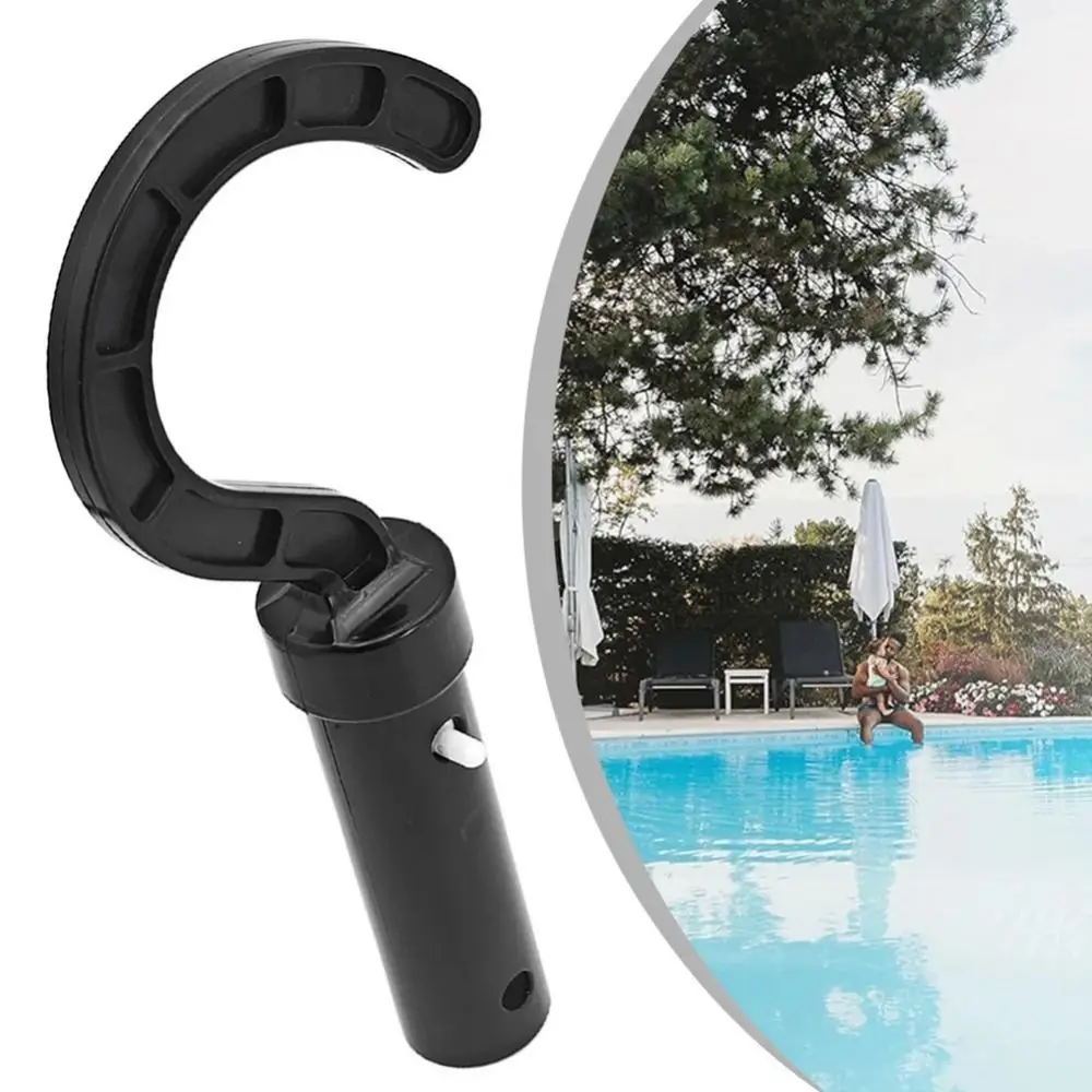 Crochet noir pour robot de piscine, poteaux télescopiques, accessoires en plastique, nettoyeurs robots de piscine, tous les nettoyeurs de piscine