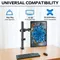BEISHI Supporto per monitor singolo Supporto per monitor da tavolo Braccio per monitor Tiene schermo