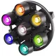 U'King 7x50W RGB COB LED Stage Par Light 350W Retro Light DMX DJ Light 3/5/8/21/23CH Effetto luce scenica per la festa in discoteca Matrimonio