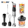Frullatore elettrico manuale 6 in 1, frullatore multiuso ad immersione, lame in acciaio inossidabile, casa e cucina, MAX 1500 W