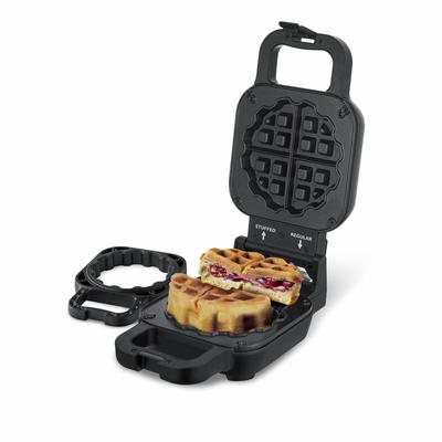 Stuffed Belgian Waffle Maker by Salton® in Black