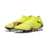 Fußballschuh PUMA "FUTURE 8 PRO FG/AG Fußballschuhe Erwachsene", Gr. 42.5, gelb alert schwarz sun struck pink, Obermaterial: Synthetik, Textil; Futter: Synthetik, Textil; Innensohle: Textil; Laufsohle: Synthetik, Schuhe