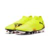 Fußballschuh PUMA "FUTURE 8 PRO FG/AG Fußballschuhe Damen", Gr. 40, gelb alert schwarz sun struck pink, Obermaterial: Synthetik, Textil; Futter: Synthetik, Textil; Innensohle: Textil; Laufsohle: Synthetik, Schuhe