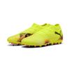 Fußballschuh PUMA "FUTURE 8 PRO MG Fußballschuhe Erwachsene", Gr. 48, gelb alert schwarz sun struck pink, Obermaterial: Synthetik, Textil; Futter: Synthetik, Textil; Innensohle: Textil; Laufsohle: Synthetik, Schuhe