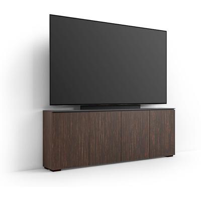 Salamander Manhattan 347 Low Profile Cabinet w/TV Mount- Maro Ebony, Black Top