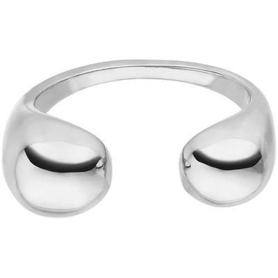 Fingerring PURELEI "Schmuck Geschenke Embrace Ring, 23492-Ring-Embrace" Gr. SM, silber (edelstahlfarben), Fingerringe, Damen, SM, Edelstahl, 1,6mm Image