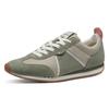 Sneaker TAMARIS, Damen, Gr. 40, grün (mintgrün, kombiniert), Leder, Textil, Lederimitat, sportlich, Schuhe, Freizeitschuh, Halbschuh, Schnürschuh mit Logoaufnäher