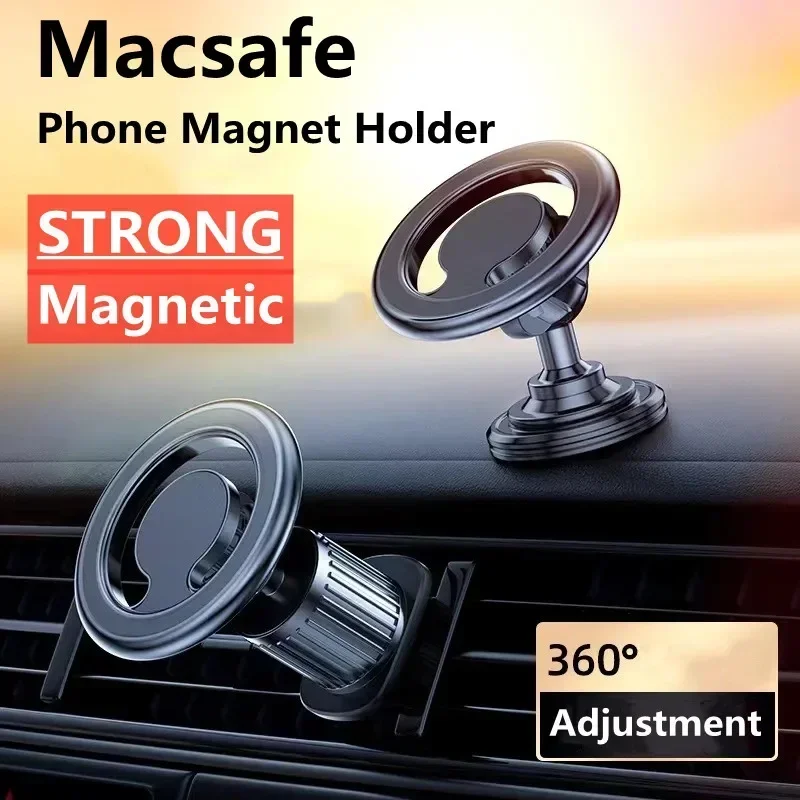 Magsafe Autotelefonhalter Ring Magnethalterung im Auto für IPhone Xiaomi Huawei Samsung Universelles Telefonzubehör Image