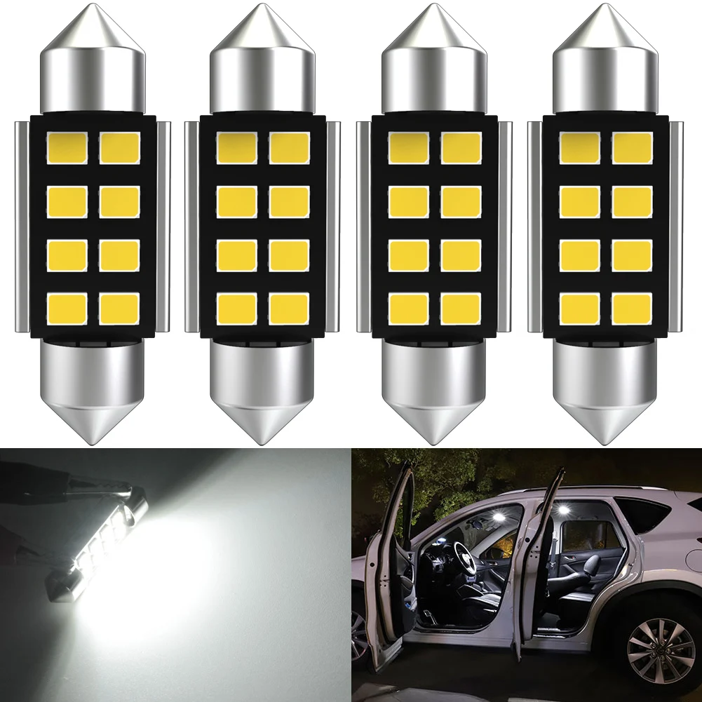 4 Stücke 42mm LED Featoon 39mm 36mm 31mm C5W C10 Led-lampe Canbus 12V für Auto Innen Leselampe Dome Stamm Kennzeichenbeleuchtung