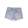 H&M Damen Shorts, Gr. 25, blau, Baumwolle