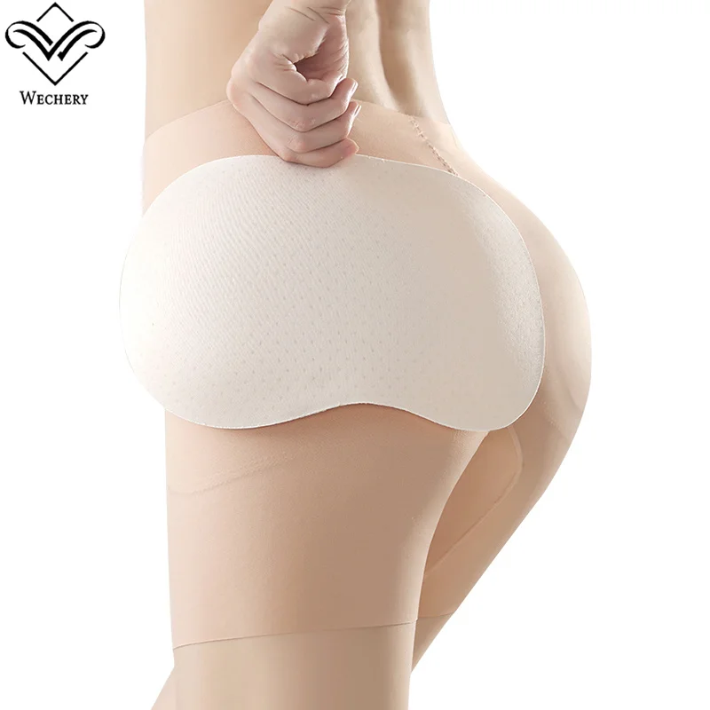 Wechery Damen-Unterwäsche, Schlankheitshöschen für den Bauch, Körper, gepolstertes und erhöhtes Gesäß, doppellagiges Druckformteil Image