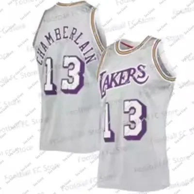 New Arriavl Vintage Wilt Chamberlain 13 Basketball Edition Vest Fans Kit Special 150th Anniversary